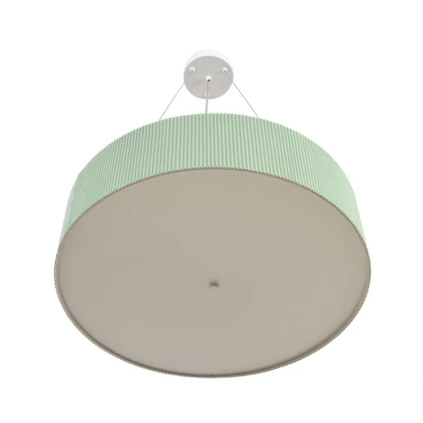 Потолочный светильник Lumion Gofera 8326/5 зеленый/белый, металл/текстиль/пластик E27 5*60W 220V