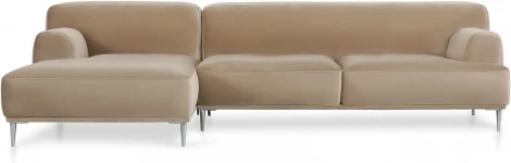 Диван Portofino ОГОГО (арт.644716), (Ткань/Светло-коричневый)