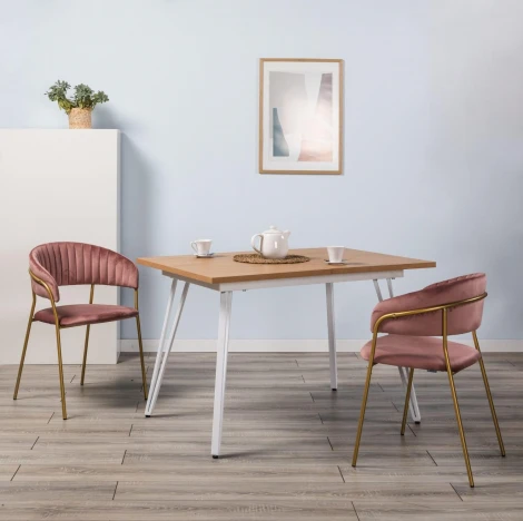 Стул R-Home Portman Pink gold