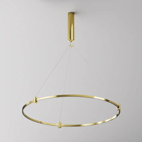 Подвесной набор с основанием под блок питания для круглого шинопровода Flarity латунь Maytoni Accessories for tracks Flarity TRA154SW-BB-R-BS (24V, на тросе)