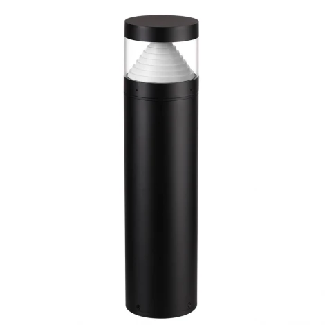 Наземный уличный светильник светодиодный Odeon Light Hulk 7140/20GL черный/акрил/металл IP65 LED 20W 672Лм 360° 3000K 220V (круглые)