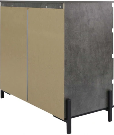 Комод Ивару НЕКСТ - 1 Камень темный, Черный