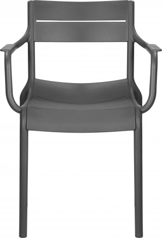 Стул обеденный DOBRIN TIM ARM (темно-серый (GR-04))