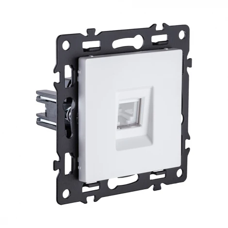 Розетка Ethernet RJ45 белый Kollinger Asthetik AS-017WH
