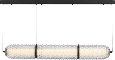 Подвесной светильник ST Luce Saguaro SL6144.413.01 черный/прозрачный LED 1*37W 4000K (220V, на тросе)