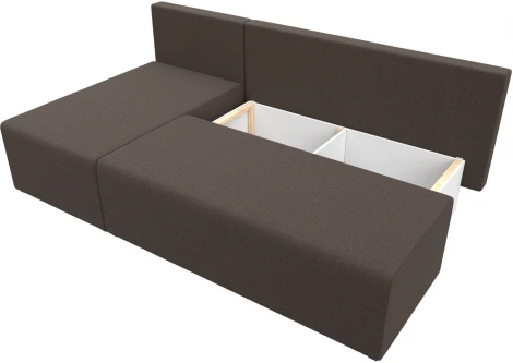 Диван угловой Поло левый угол Лига Диванов (Рогожка) арт.124819L