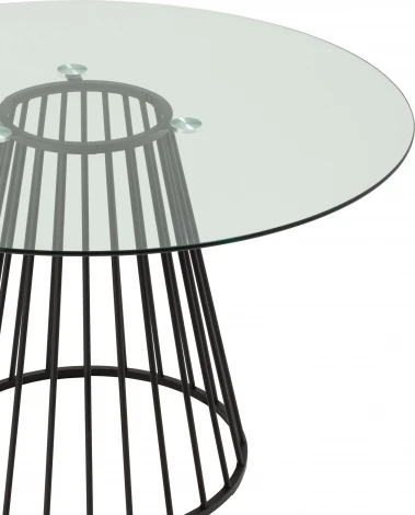 Стол обеденный Stool Group Ливерпуль 120*120 стекло