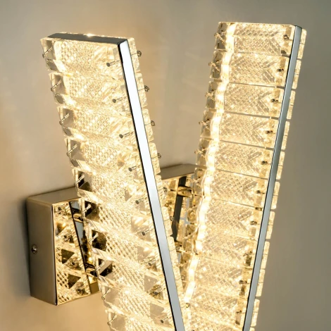 Бра светодиодное хрустальное с регулировкой цветовой температуры Modelux MODELUX ML.751.02 CR