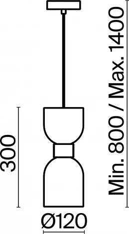 Подвесной светильник Savia FR5203PL-01CH1 Freya (220V, на проводе)