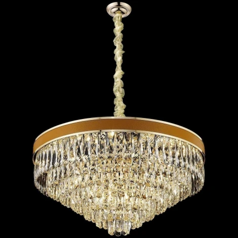 Подвесная люстра каскадная Wertmark Clarissa WE136.22.303 (220V, хрусталь, на цепи)