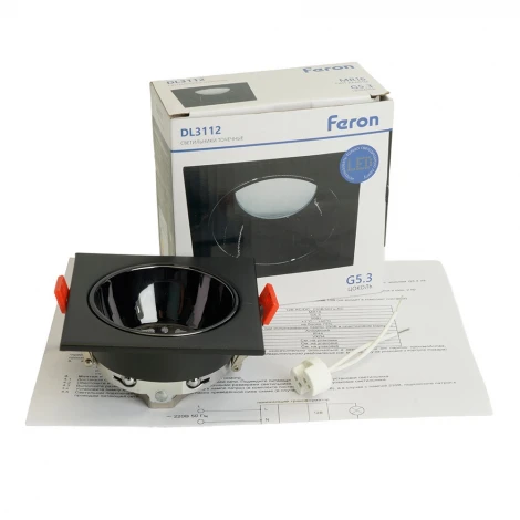 Светильник потолочный встраиваемый Feron DL3112 51408