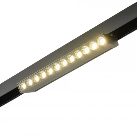 Трековый светодиодный светильник 48V магнитный MyFar ФлоуПоинт MT0213-12W4K-B