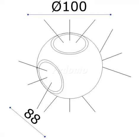 Donolux DL18442 DL18442/14 Black R Dim