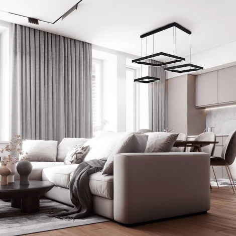 Подвесной светильник светодиодный с регулировкой цветовой температуры LED4U L91070-800-600-400