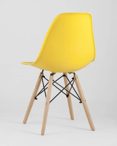 Стул Eames Style DSW желтый x4 (разборный каркас) Stool Group арт.УТ000037604