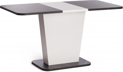 Стол обеденный GENT Tetchair (Мрамор Блэк Роял,Белый).