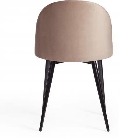 Стул MONRO (mod. 710) / 2 шт. в упаковке Tetchair (Ткань,Металл/Бежевый,Черный) арт.24530