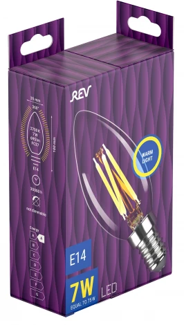 Лампочка светодиодная филаментная REV 32486 7