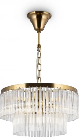 Подвесная люстра каскадная Maytoni Colonne MOD093PL-04BS (220V, на цепи)