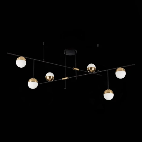 Потолочная люстра на штанге ST Luce Albero SL1507.422.06 (220V, на тросе, шарики)
