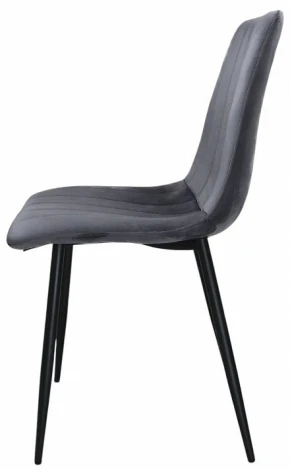 Набор из 2 стульев Evoke Serenity Hesby (Металл/Велюр, Серый) арт.HSBI_DC103_grey_2