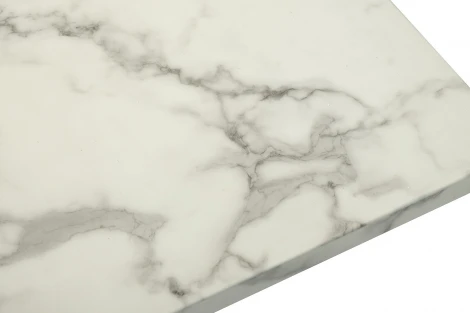 Журнальный стол Garda Decor 77IP-13012STOL/ZH (Черный/Белый мрамор)