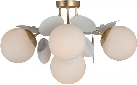 Потолочная люстра на штанге Vitaluce V3038-8/5PL (220V, шарики)
