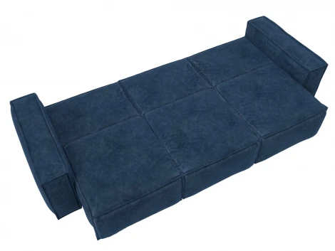 Диван прямой Лига-081 НПБ Лонг (ДСП/Пластик/Велюр/Синий) Лига Диванов 130140