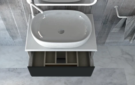 Мебельная раковина Cezares Bellagio 60 bianco