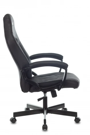 Кресло игровое Zombie VIKING 6 KNIGHT черный эко.кожа с подголов. крестовина металл