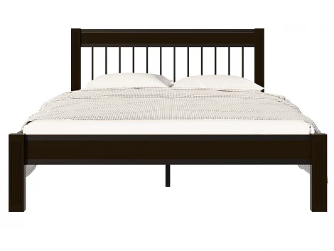 Кровать АГАТА 160, черный/шоколад Форвард Агата 102174