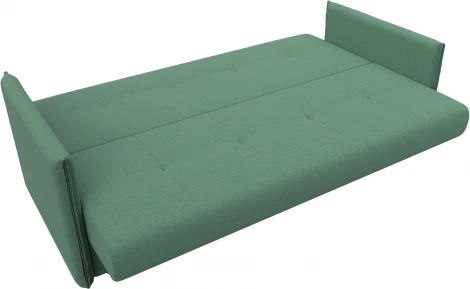 Диван-книжка Лига-018 (Зеленый/Рогожка) Лига Диванов арт.124984