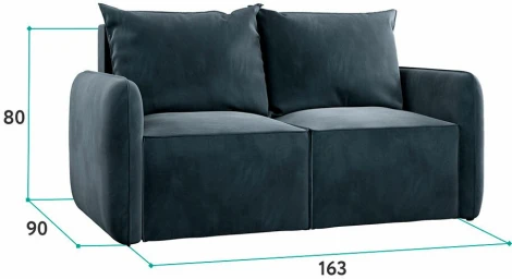 ПОРТЛЕНД  МИНИ Диван прямой бежевый D1 furniture арт.AAA41667001