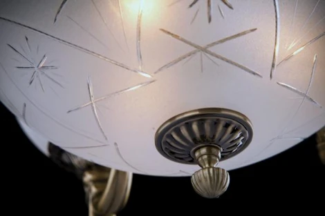 Подвесная люстра Eurosvet 60006 60006/6 античная бронза