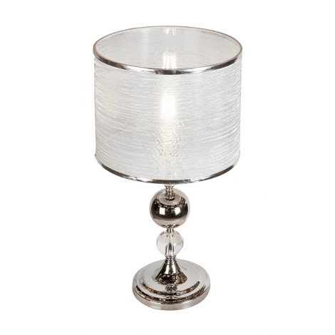 Интерьерная настольная лампа iLamp Chelsea T2400-1 Nickel