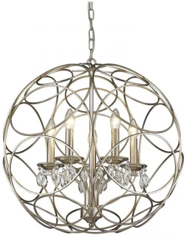 Подвесная люстра Wertmark Senta WE305.05.203 (220V, на цепи, свеча, шар)