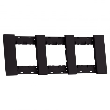 Рамка 3-ая черный матовый Meiton AA4802M3AG