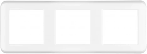 Рамка пластиковая FRM-VERSA-PL-3-WH (Arlight) 043782