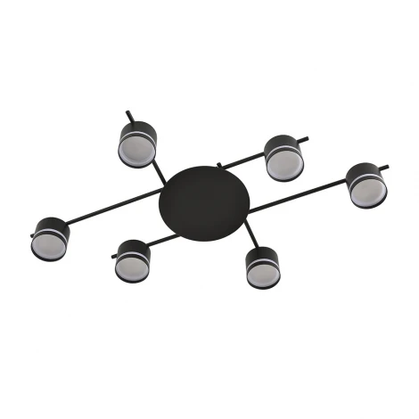 Потолочная люстра Lumion Berty 8362/6C черный, металл/акрил GX53 LED 6*7W 220V BERTY