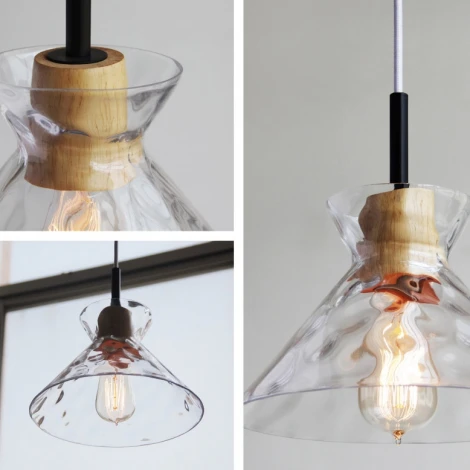 Подвесной светильник Omg Glass D25 Tree ImperiumLoft Omg-Glass01 (187977-23) (220V, на проводе)