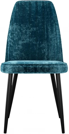 Стул DikLine 326 микровелюр M19 бирюза, ножки черные