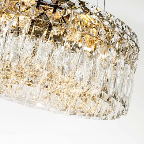 Подвесная люстра хрустальная Modelux ML.7084.500 GD