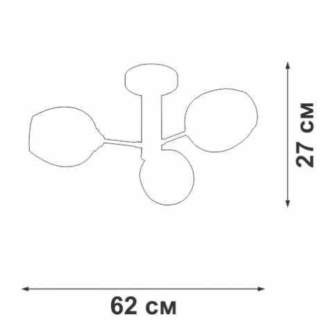 Потолочная люстра на штанге V39560-8/3PL Vitaluce (220V)