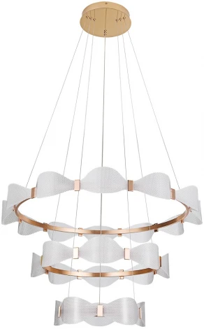 Подвесная люстра ярусная Arte Lamp Grace A1868SP-3PB (LED, 220V, на тросе)