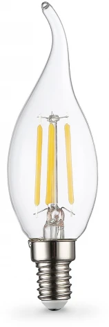 Лампа светодиодная Свеча на ветру CF35 11W 2700K Ambrella Bulbing 351123