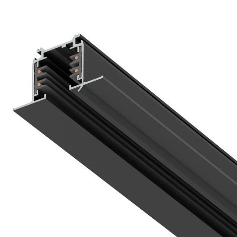 Шинопровод трехфазный четырехконтактный Lightstar Quattro 503038-R 3 метра 220V встраиваемый со стыковочными пазами (круглые медные жилы)