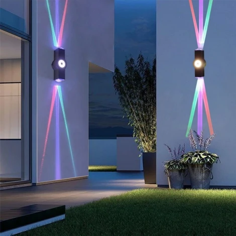 Архитектурная подсветка светодиодная Reluce 08231-9.2-003U LED2W+2*3W RGB BK (220V, IP44)