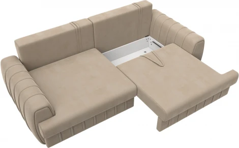 Диван прямой Лига-057 НПБ Лига Диванов (Велюр) арт.129210