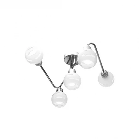 Потолочная люстра IDLamp Agostina 361/5A-Whitechrome