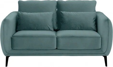 Диван Amsterdam двухместный ОГОГО (арт.342694), (Ткань/Бирюзовый)